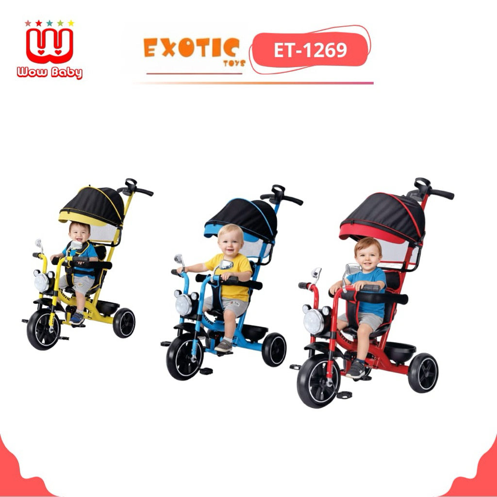 EXOTIC TRICYCLE ET-1269 Sepeda Anak Roda Tiga