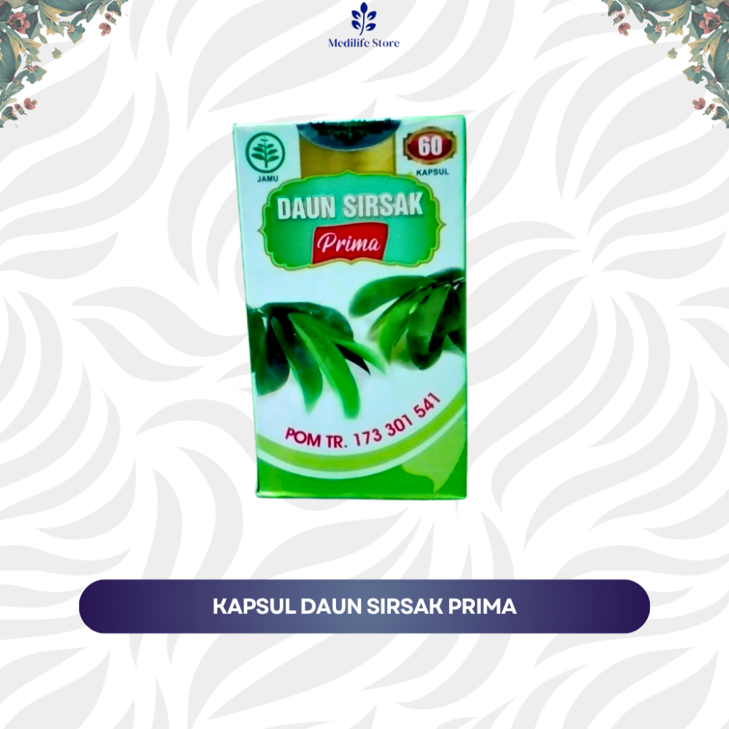 kapsul DAUN SIRSAK Prima Super Prima isi 60 Kapsul cv.superprima