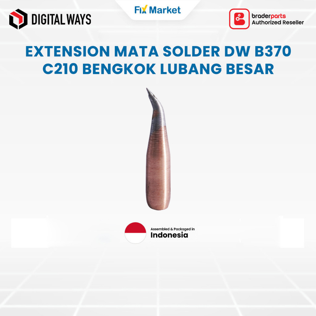 Digital Ways Extension Mata Solder DW B370 C210 Bengkok Lubang Besar
