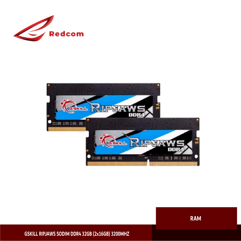 GSKILL RIPJAWS SODIMM DDR4 32GB (2x16GB) 3200MHZ - F4-3200C22D-32GRS