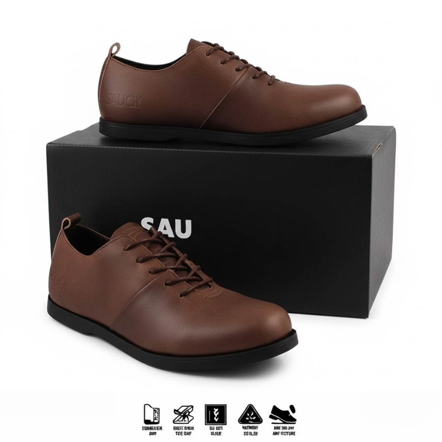 sepatu pria boots kulit asli  vegas boots pendek santai harian kerja kantor