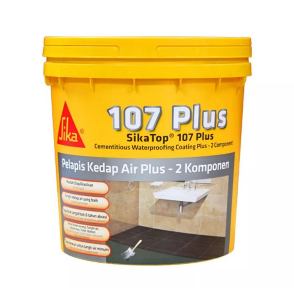 Sika Top 107 Sika Top 107 Plus 4 Kg Semen Pelapis Anti Bocor Waterproof Anti Bocor Waterproof