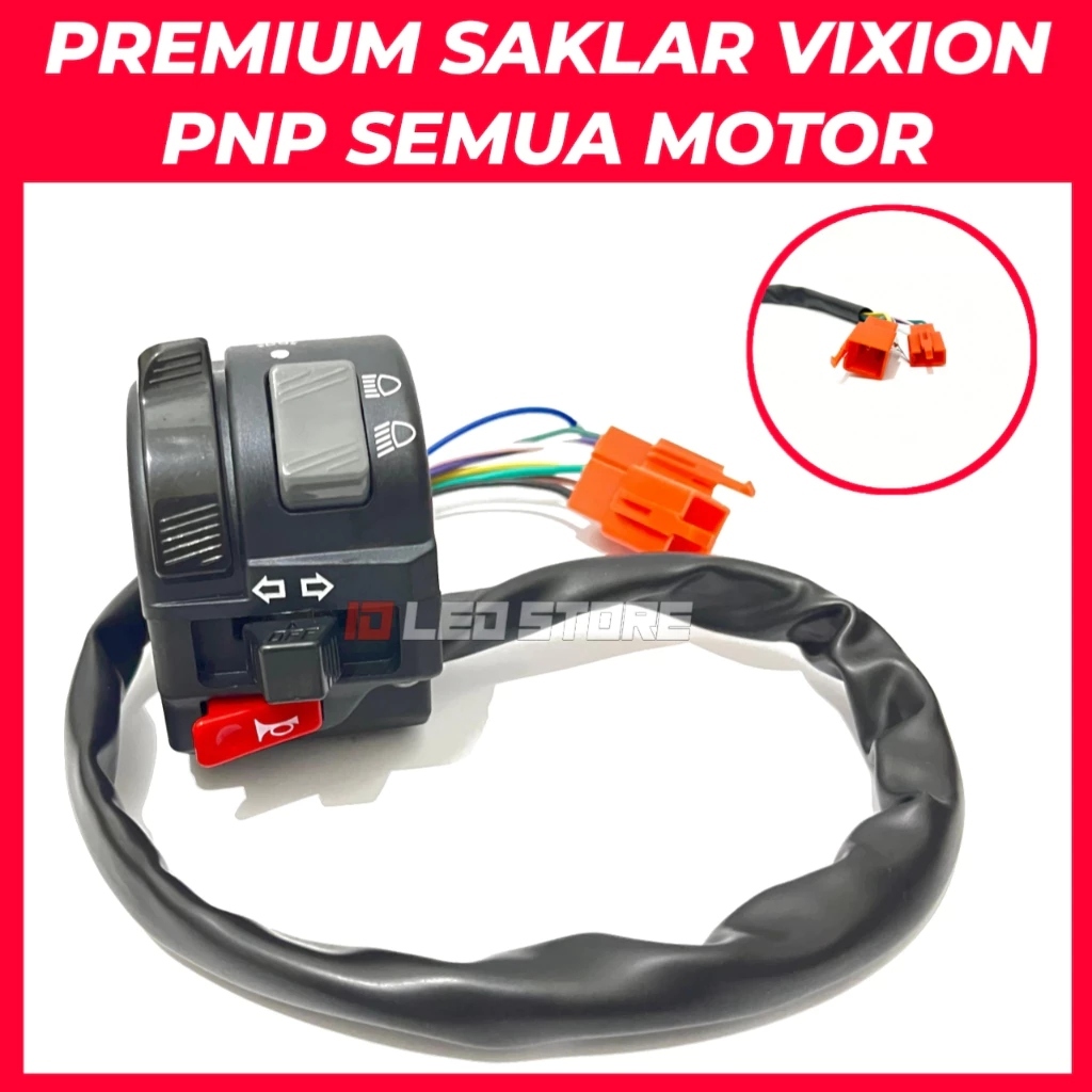 SAKLAR KIRI VIXION LAMA YAMAHA PNP SEMUA MOTOR / SAKLAR PROJIE BILED PIW PIW / HOLDER SAKLAR KIRI VI