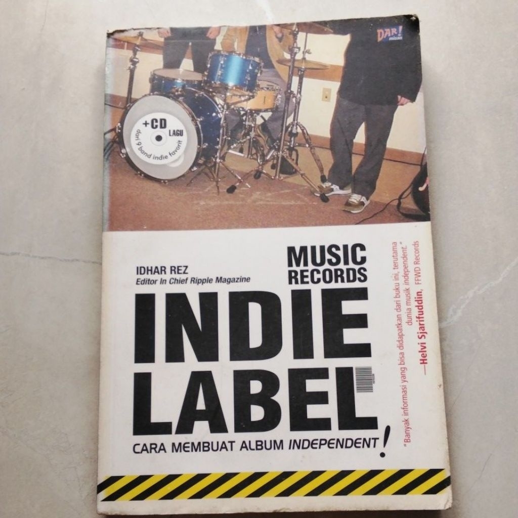 Buku Music Records Indie Label #Cara Membuat Album Independent ( ORI BEKAS )