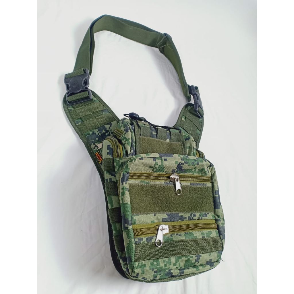 TAS SELEMPANG TACTICAL PREMIUM TAS SELEMPANG ARMY 803(TAS SELEMPANG BESAR)(LORENG RAIDER)