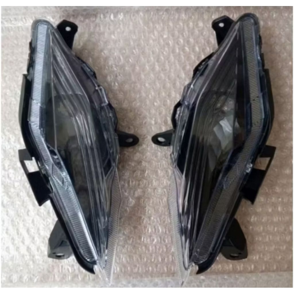 Reflektor Lampu Sein Depan Motor Beat New LED Deluxe Tahun 2020_2023 Smoke Custom Hitam