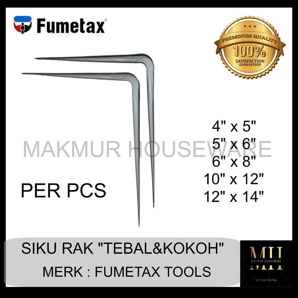 SIKU RAK BESI TEBAL DAN KOKOH / SIKU SOKONG BESI L TEBAL DENGAN BERBAGAI UKURAN