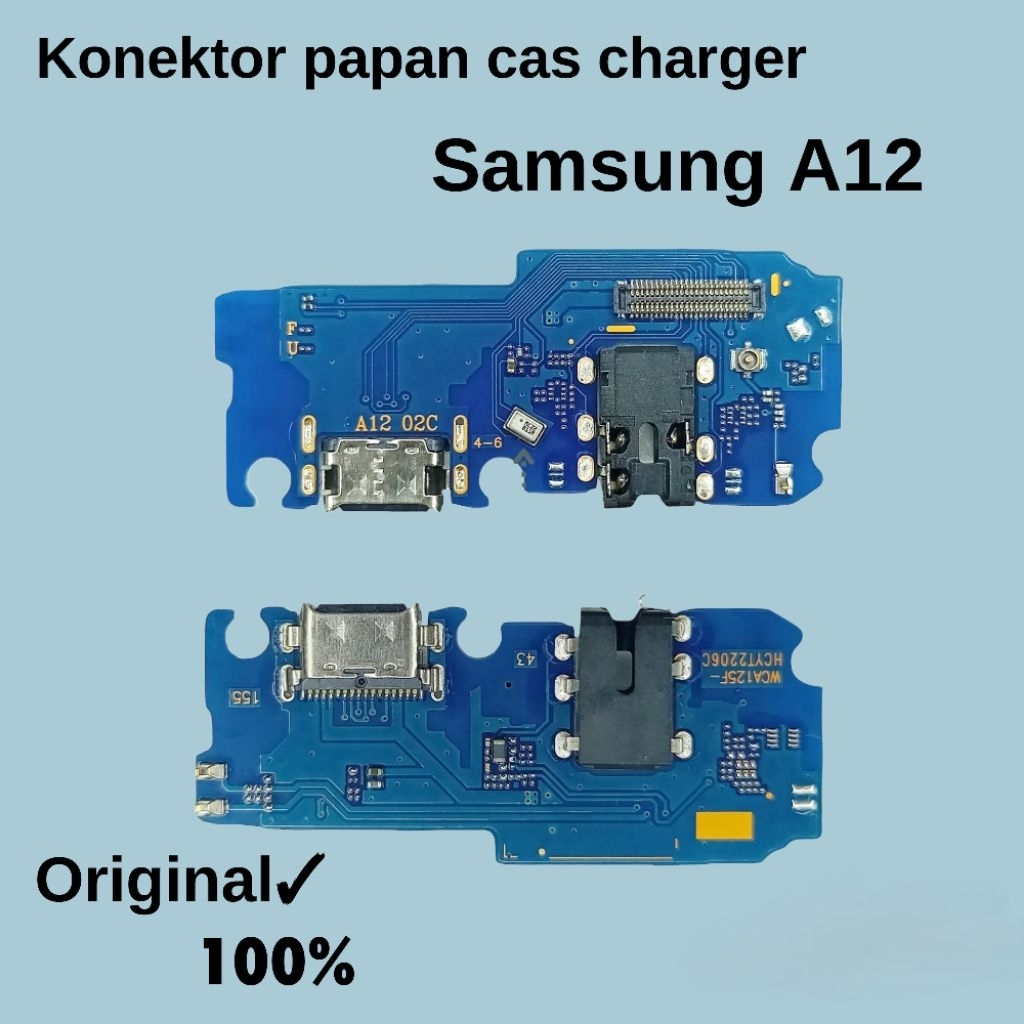 Konektor papan cas charger Samsung A12 Original