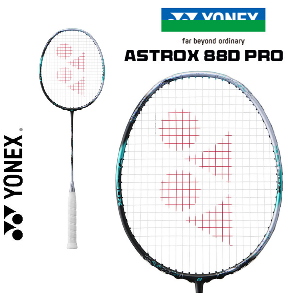Bulu tangkis Racket Badminton  ASTROX-88D-Pro 3rd Gen Carbon Lengkap Personal 4U Made in Japan 26 lb