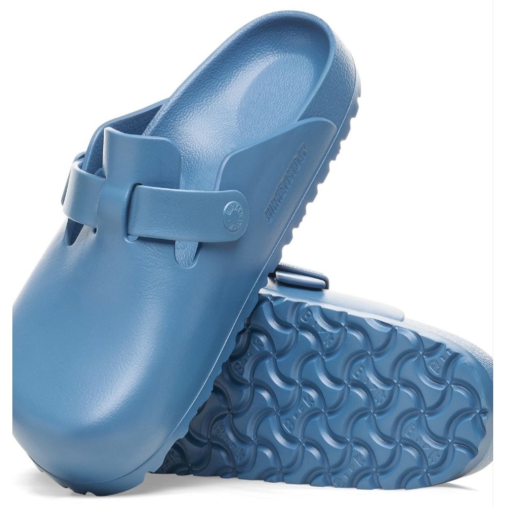 Original Birken_st0ck Bost0n EVA Elemental Blue Sandal Slop Karet Wanita size 39