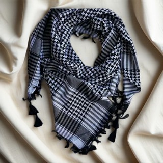 Sorban Hitam Putih Arab Berkualitas/Sorban Haji/Surban Habib