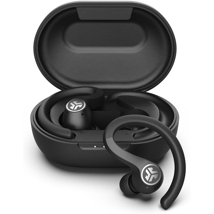 JLab JBuds Air Sport Gen 3 True Wireless Bluetooth Earbuds + Charging Case, Graphite