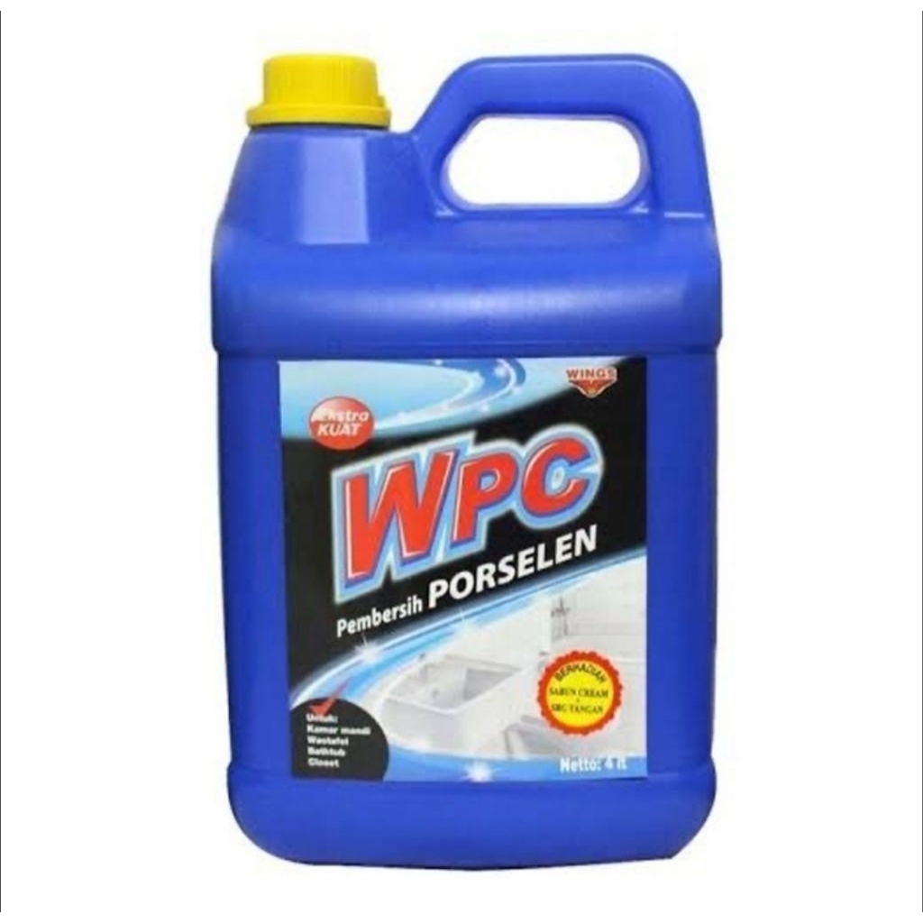 WPC Pembersih Porselen Kamar Mandi Ekstra Kuat Jerigen 4 Liter