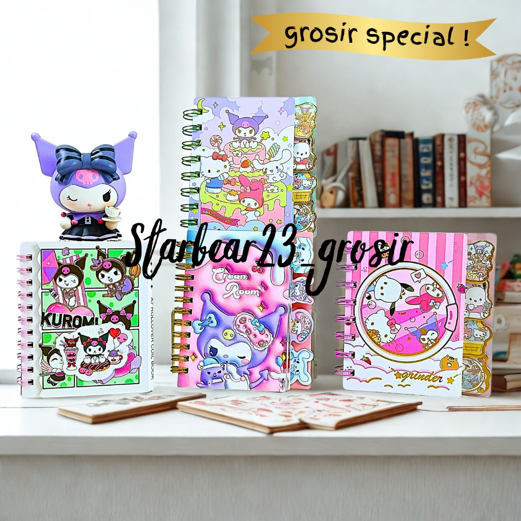 NOTES RING MINI A6 HELLO FRIENDS (FOS 45)