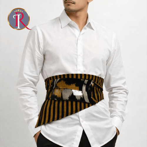 RIsatu - Ready Stock OBI - Obi Belt Unisex Cowok Cewek - OBI Tenun Ikat Pinggang Tenun