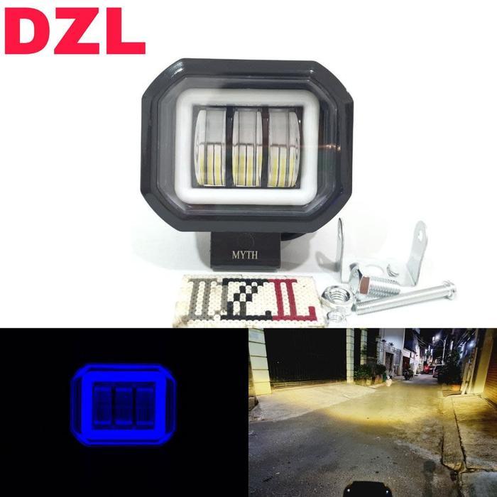 Lampu Tembak Led Cwl K30 3 Mata Kotak Kuning 4D Angel Aye Eye 30 Watt