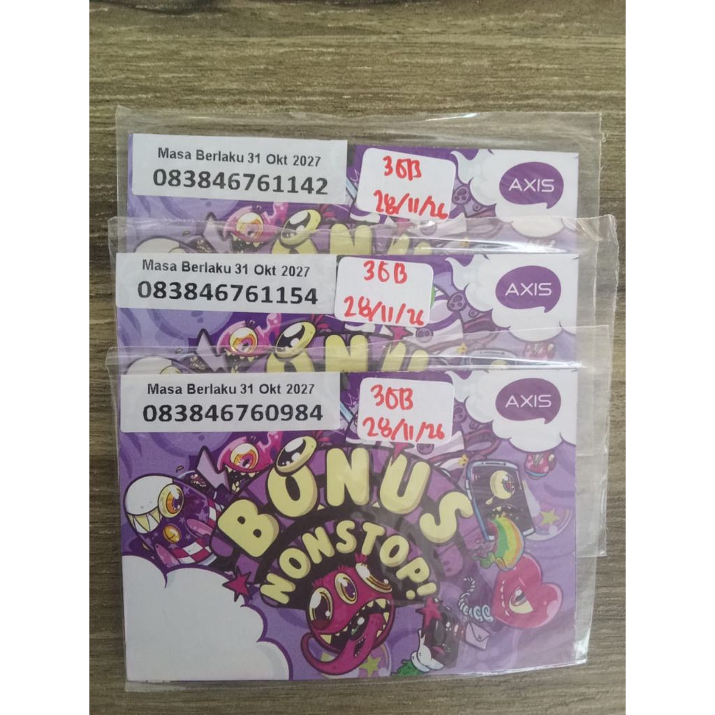 Kartu Perdana Paket Data 3gb All Operator