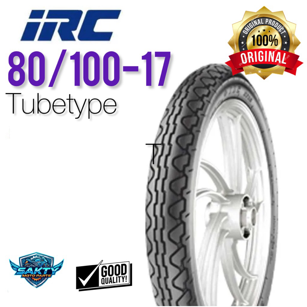Ban 80/100-17 IRC NF25. Tubetype