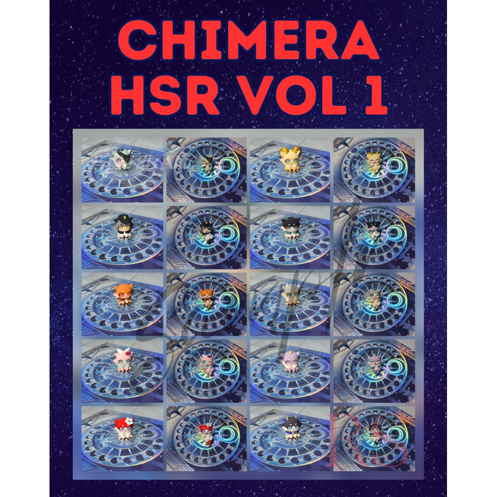[READY STOCK] Awoo Series Chimera Mini Honkai: Star Rail (HSR) Vol 1