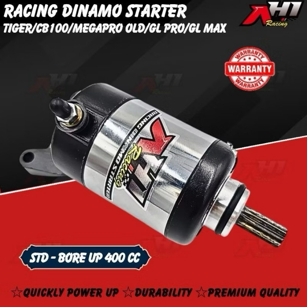 Dinamo Starter Tiger CB100 Megapro GL Pro GL Max Tiger Revo Tiger Old Bore Up AH1 Racing Original