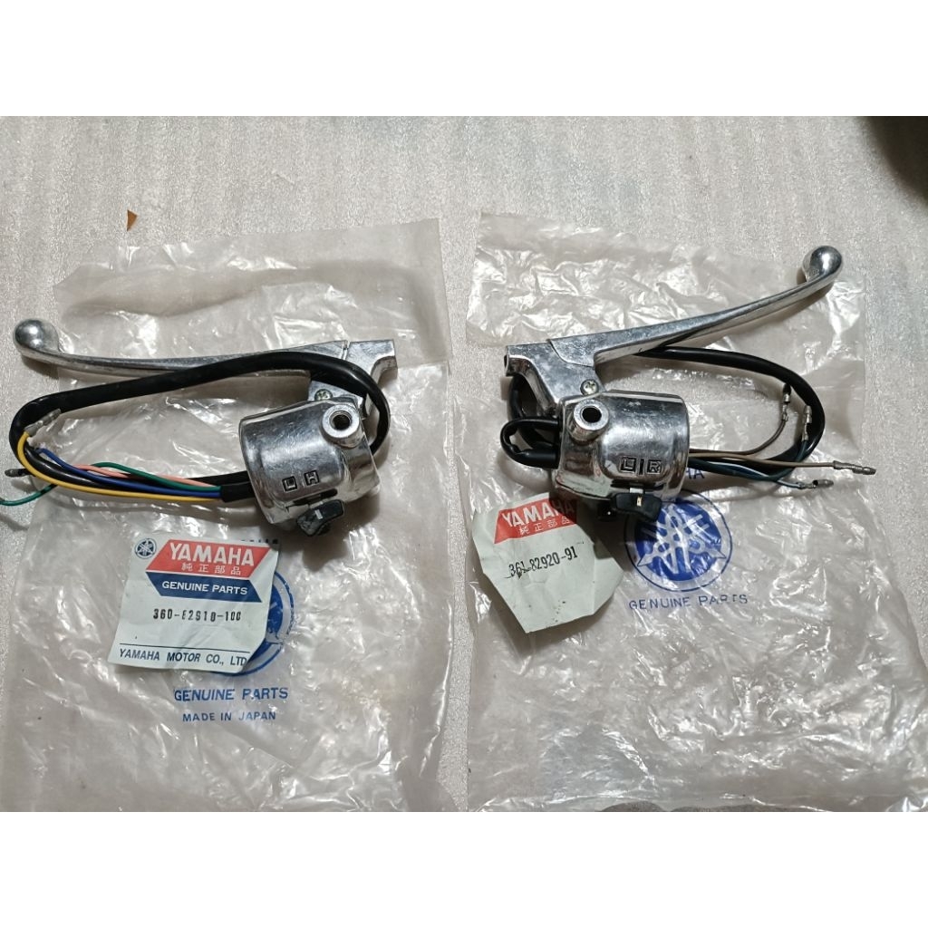 Holder saklar yamaha l2g l2 yl2 yl1 baru stok lama nos set kiri kanan