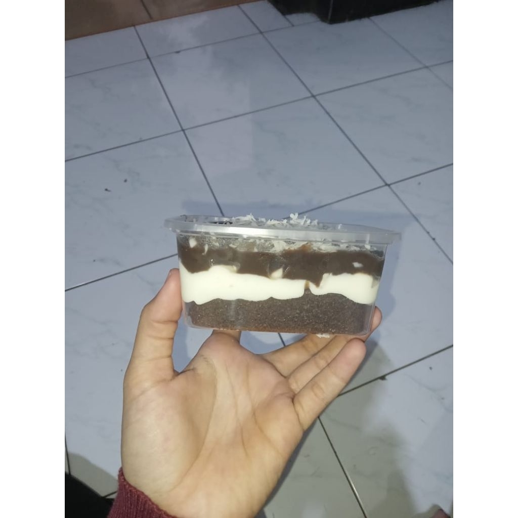 Brownies Dessert Box Cream Cheese Coklat Lumer 250ml
