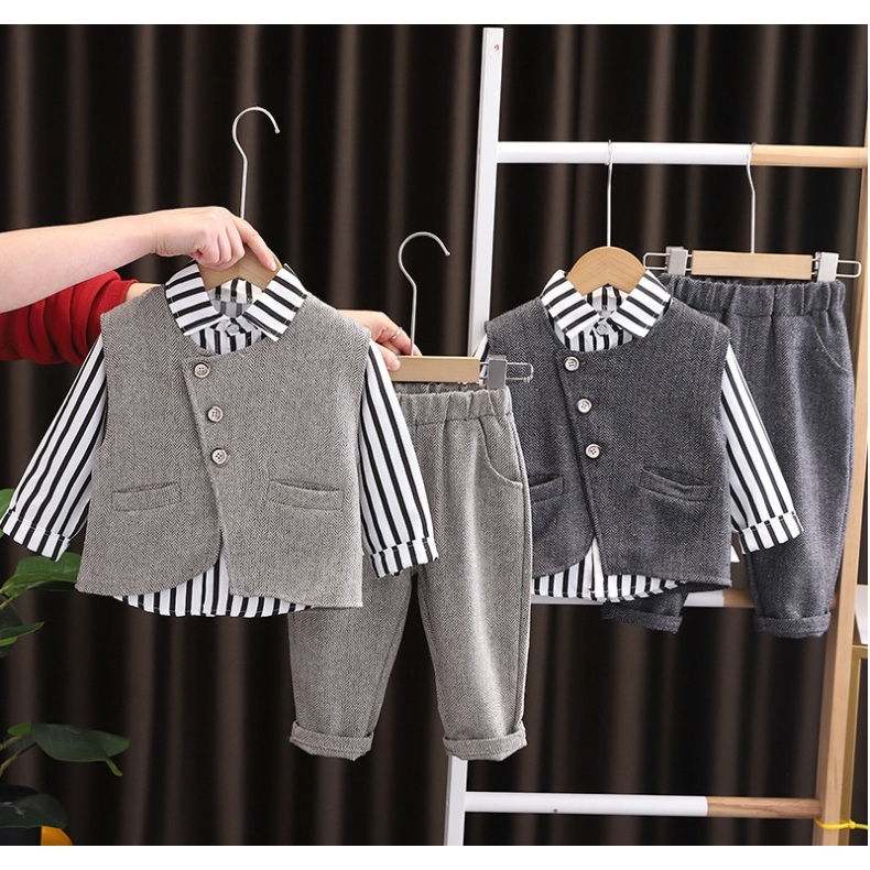 Setelan Jas Anak Laki Laki Tuxedo JAYDEN Pakaian Pesta Formal Anak Laki Laki