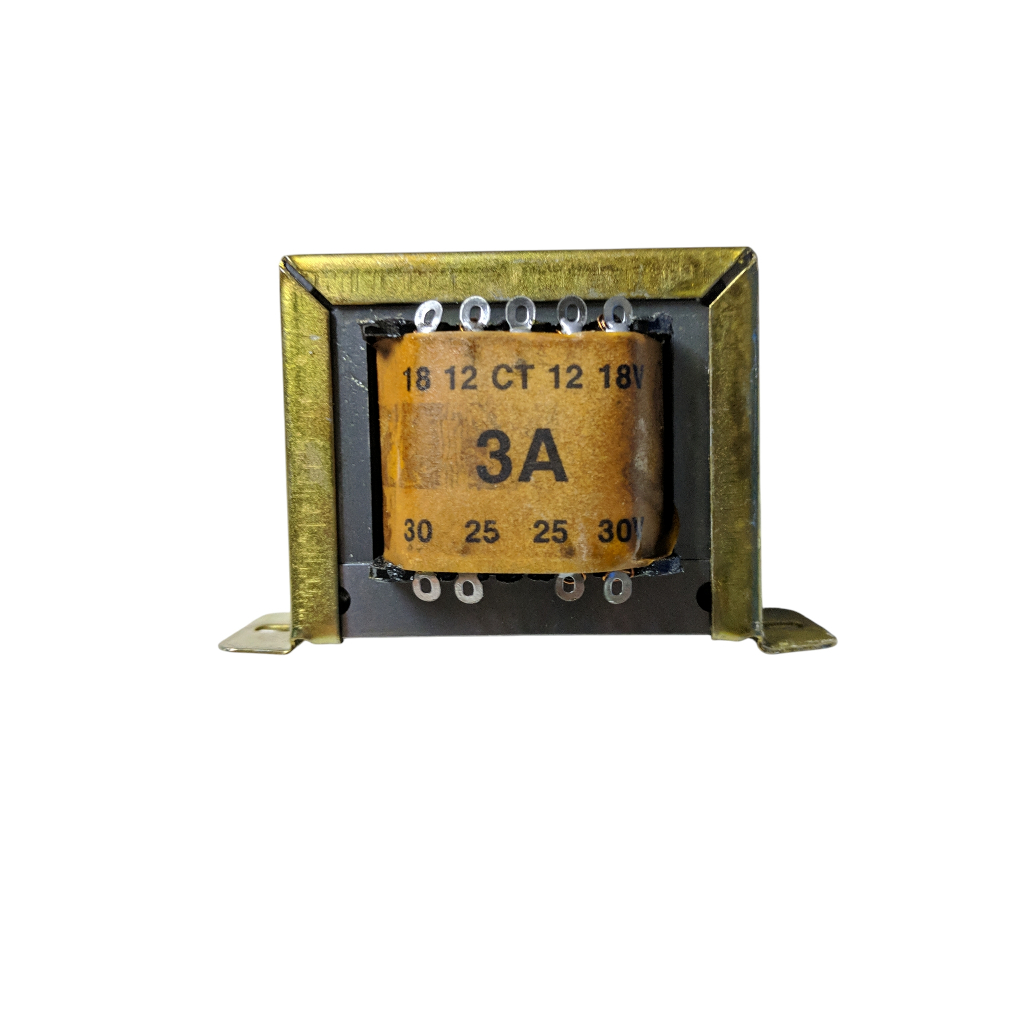 Trafo power supply preamp tabung AC 18V CT 3A