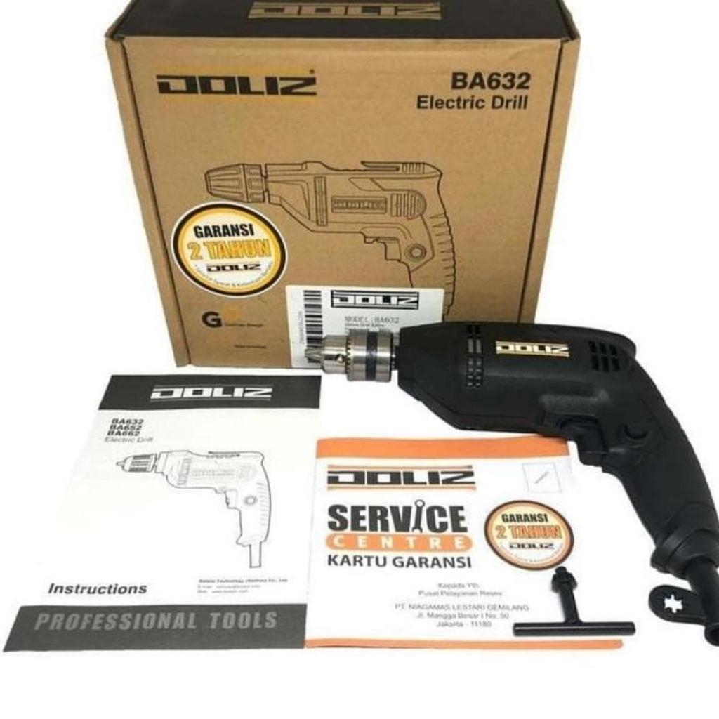 MESIN BOR 10MM DOLIZ BA 632/BOR KECIL RAMPING 10MM/BOR 10MM/BOR LISTRIK 10MM/BOR TANGAN 10MM