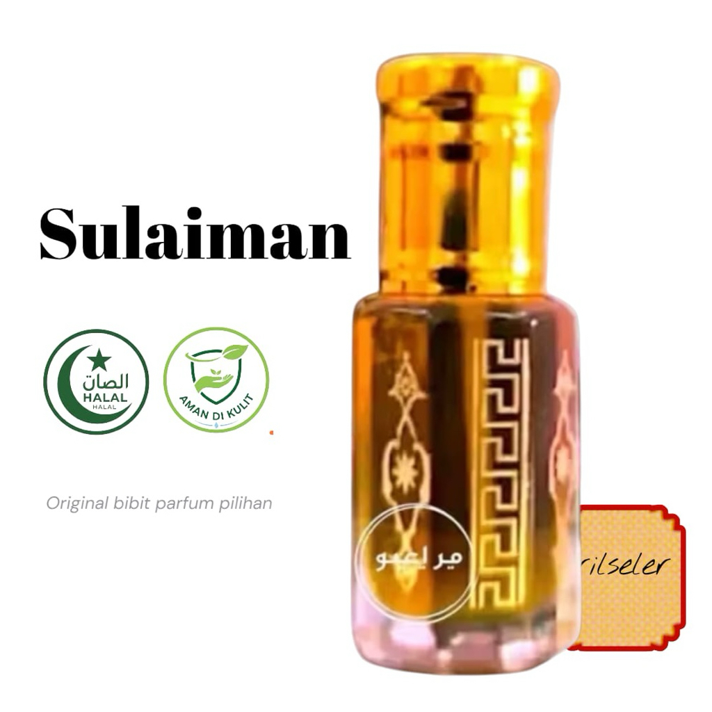 13ML | Minyak wangi Sulaiman | parfum non campuran full bibit original