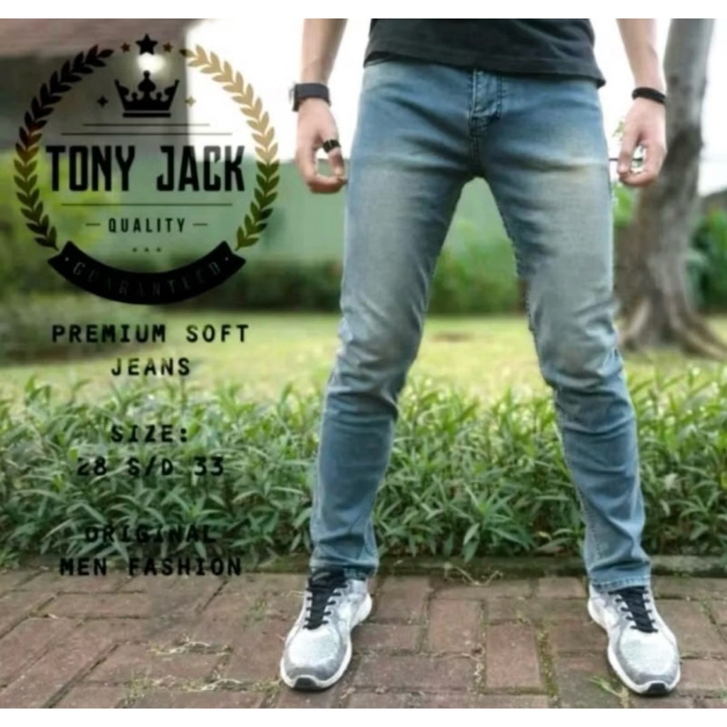 Promo Celana Jeans Tony Jack Pria Original/Celana Jeans Panjang Pria Slimfit/Celana Jeans Panjang Pr