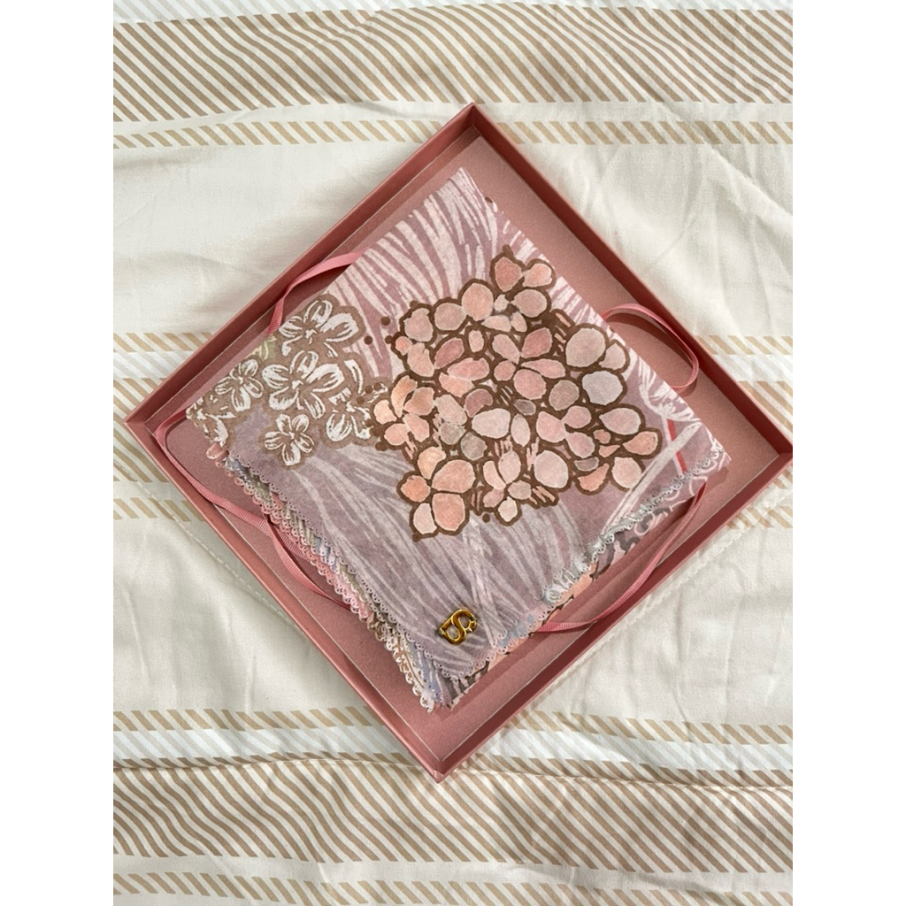 Preloved Buttonscarves Exclusive for Bli2 Lilac Series - Peach