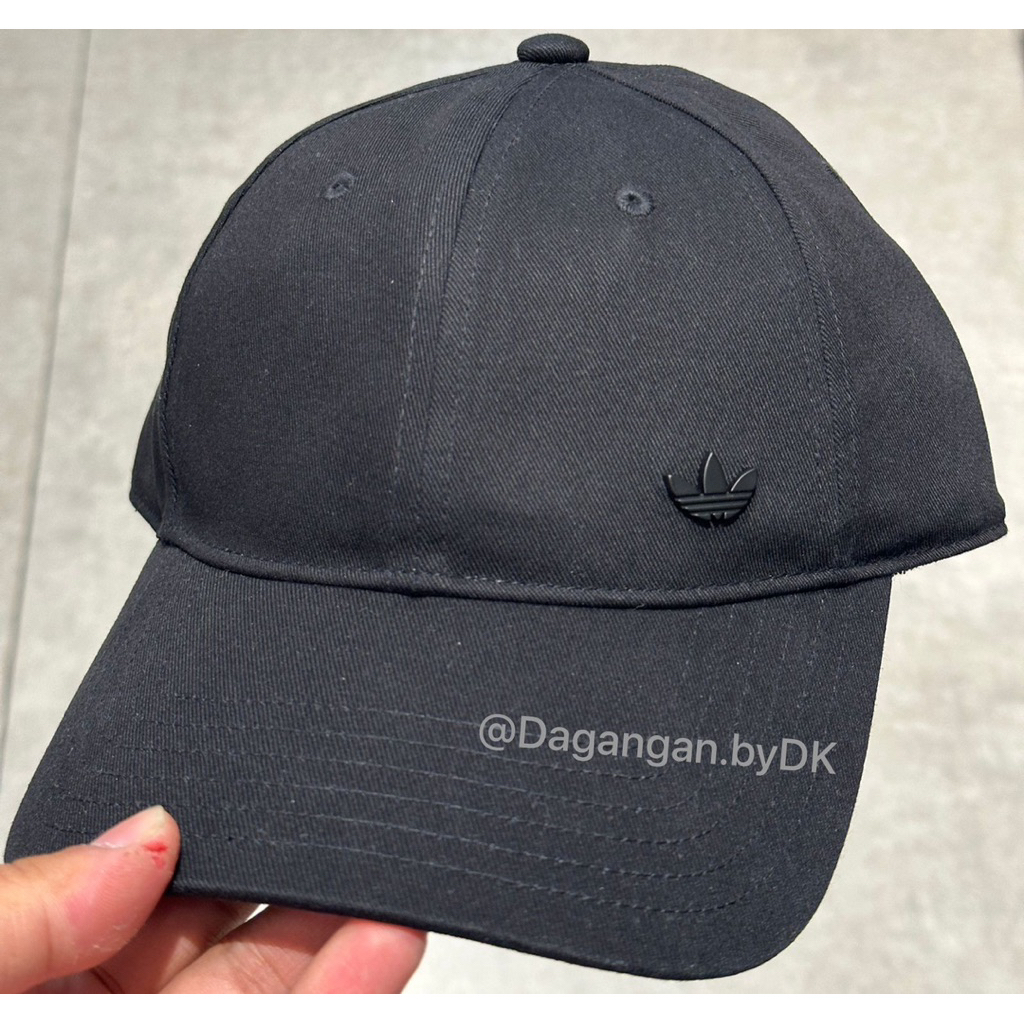 Topi Adidas Cap Metal Logo Original 100% Full Black (Limited)