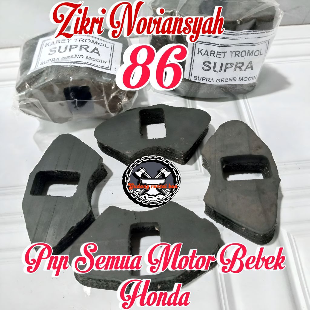KARET TROMOL NAP GEAR BAHAN BAN TRUCK HONDA SUPRA MOTOR BEBEK HONDA SEMUA TIPE MOTOR HONDA