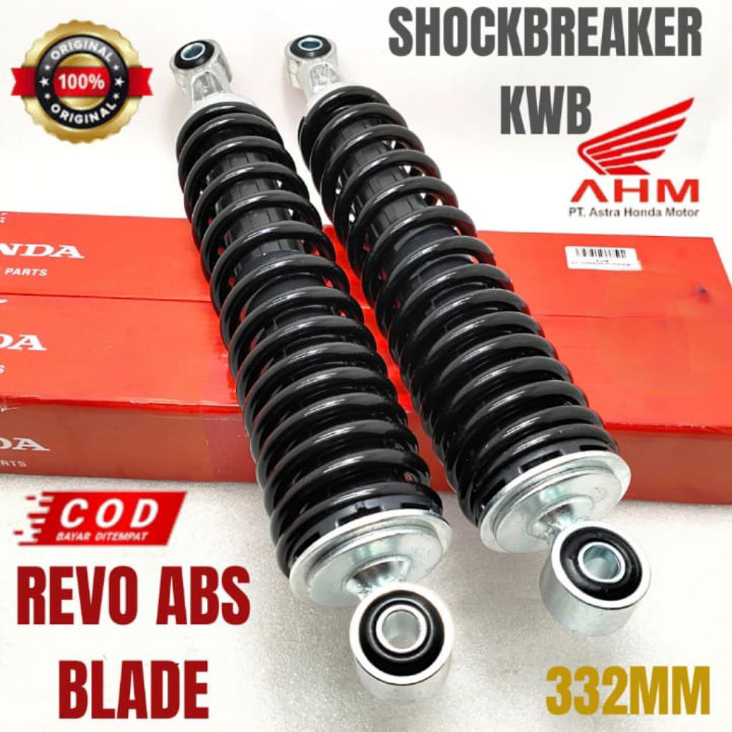 SHOCKBREAKEF KWB MOTOR HONDA REVO ABS BLADE KUALITAZ ORISINIL ASLI AHM SHOCKBREAKER BELAKANG