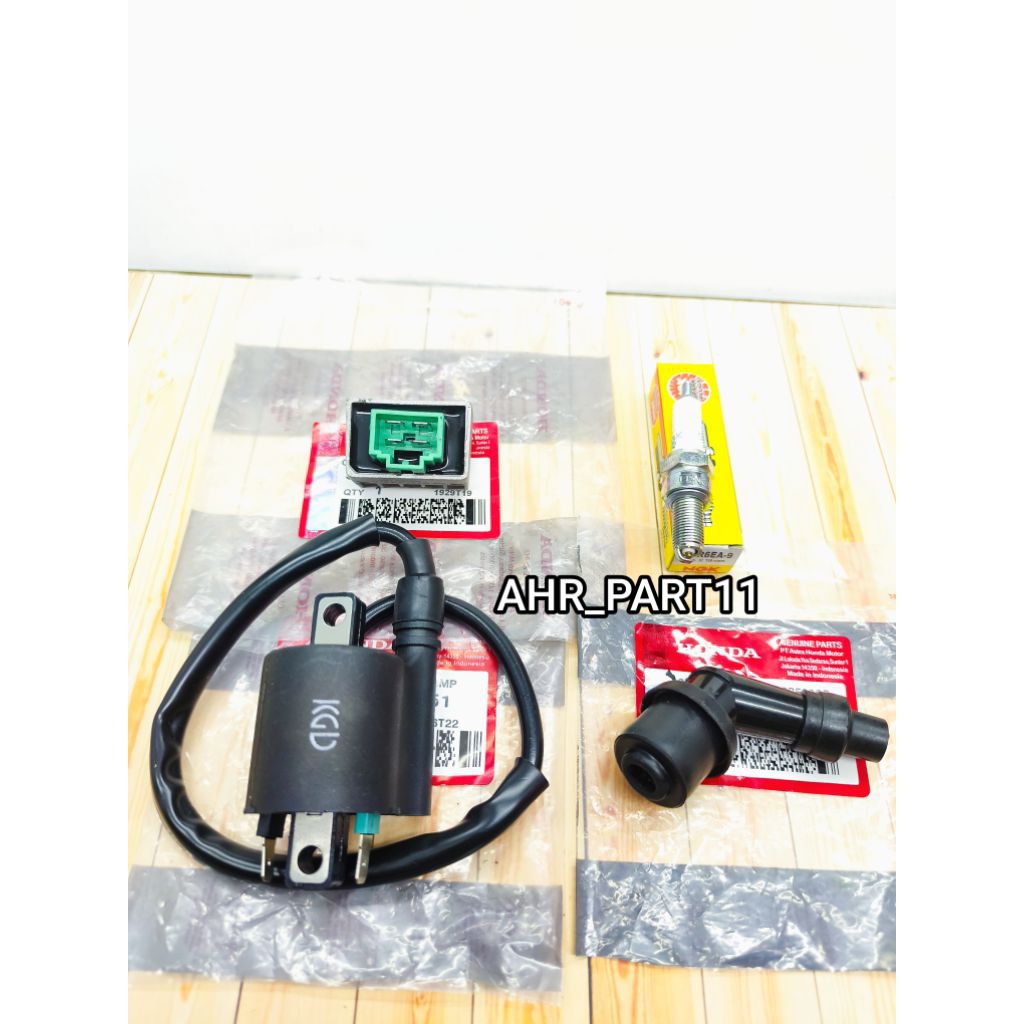 Koil+Kiprok+Busi+Tutup Busi KWB Honda Revo absolute Blade 110 Lama Revo Fit Karbu