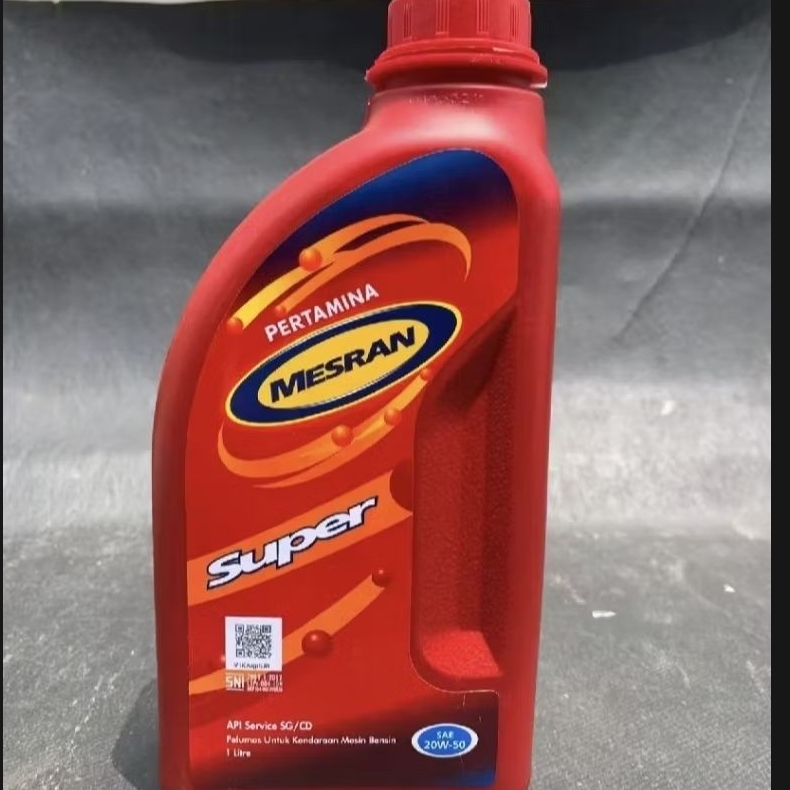 OLI MESRAN SUPER 1 LITER ORIGINAL PERTAMINA
