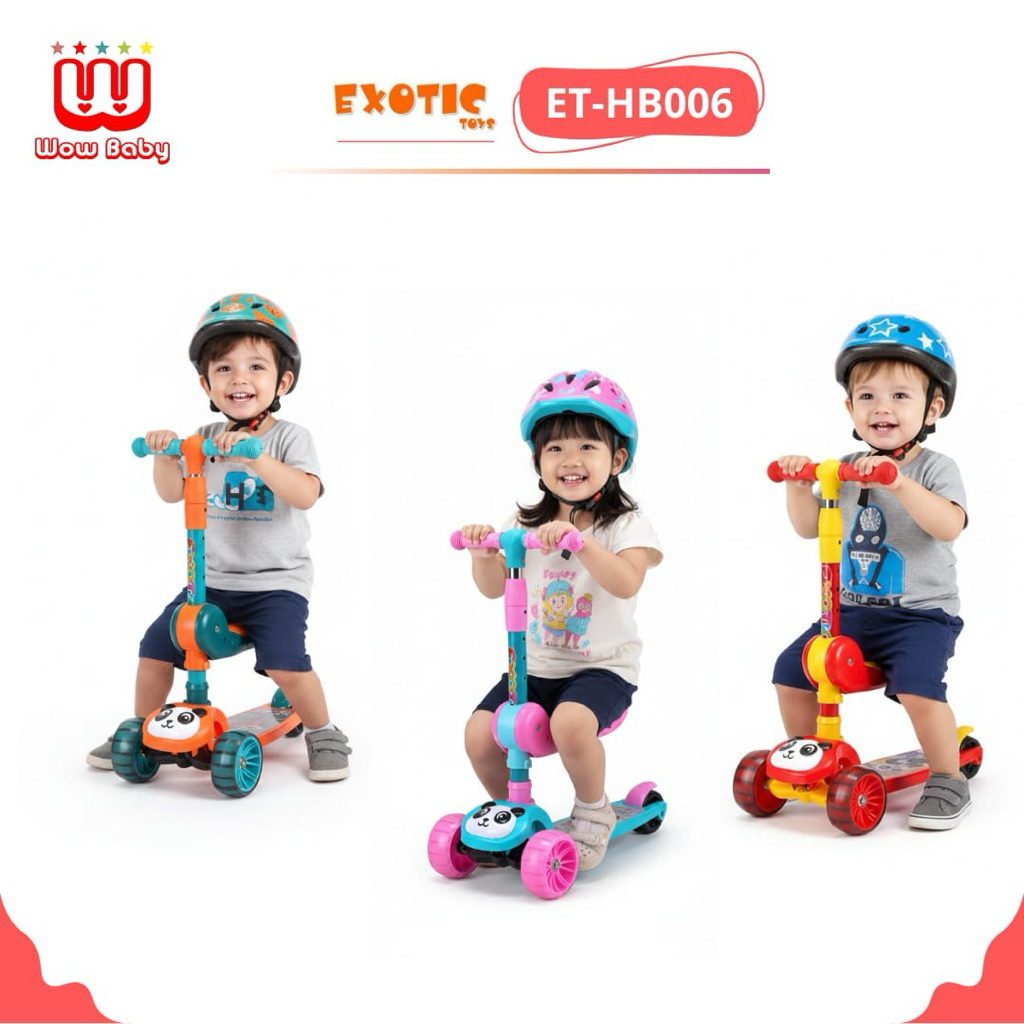 EXOTIC SCOOTER HB - 006 Scooter anak otoped sekuter duduk