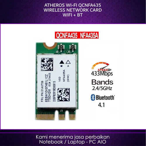 ATHEROS Wireless QCNFA435 Internal Wifi Card + Bluetooth ASUS X441 X441M ACER A314-33 A315-53 A515-5