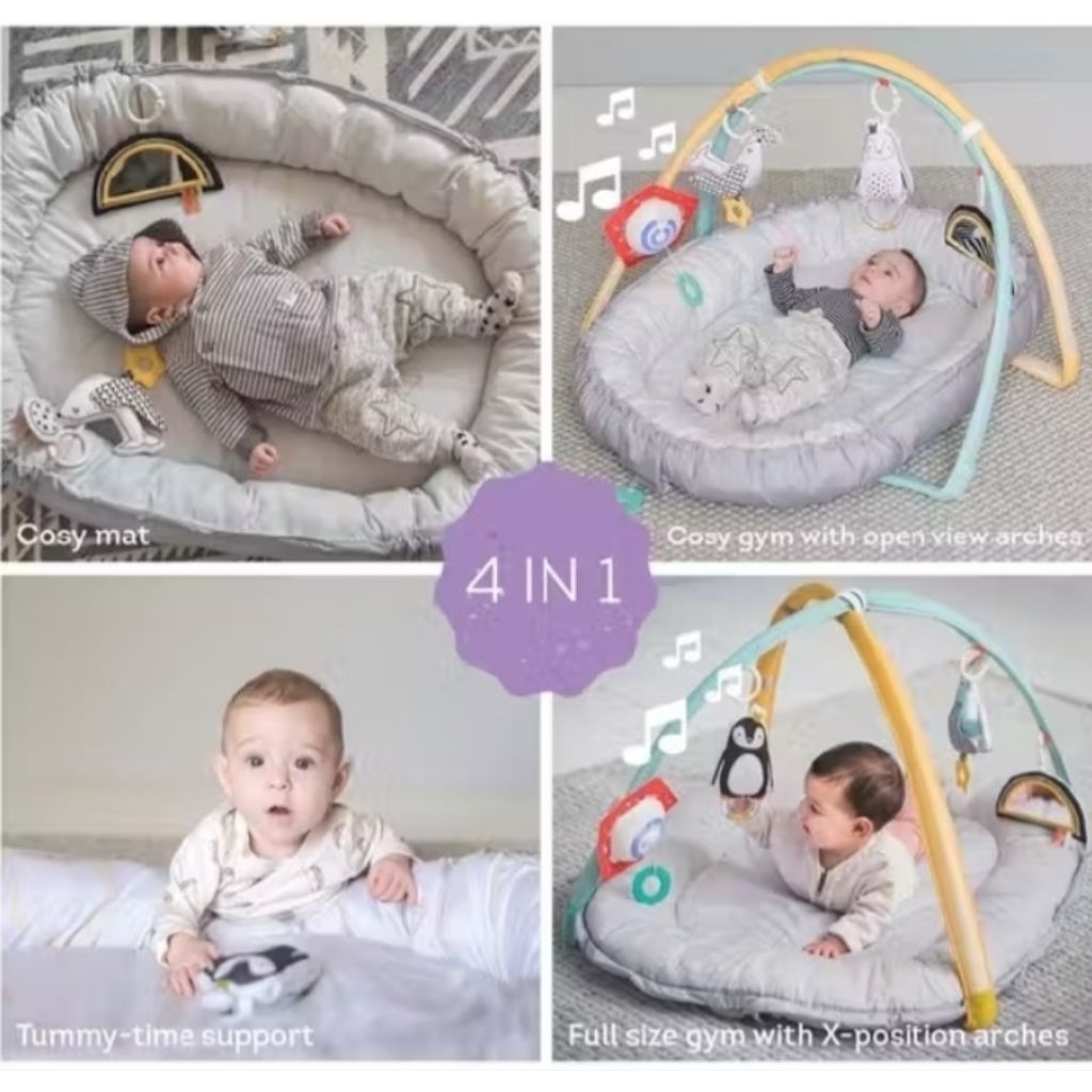 [ SHAFANA PRELOVED ] TAF TOYS Newborn Cozy Gym Matras Playmat