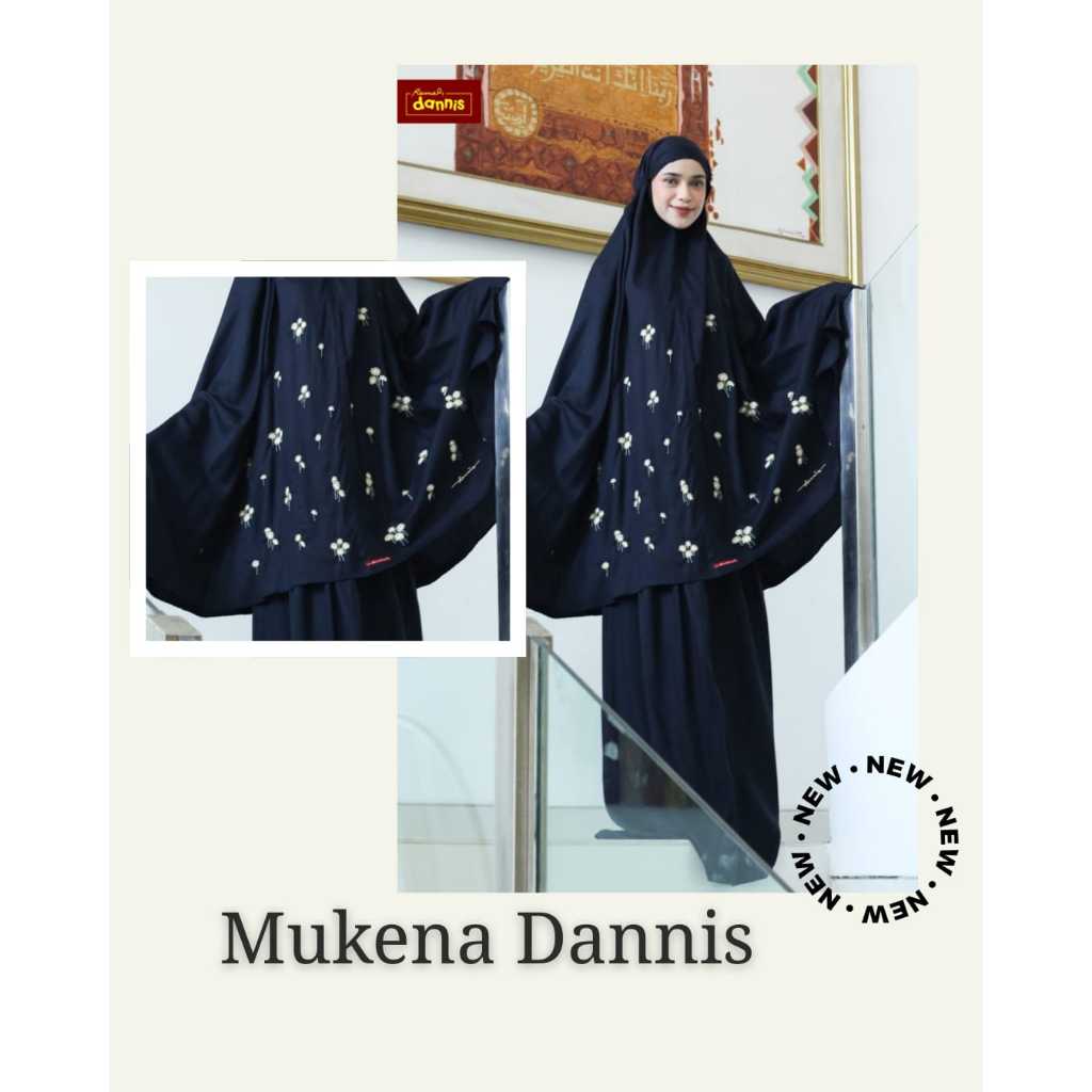 [MUKENA DANNIS] MUKENA DANNIS TERBARU || MUKENA RAYON || M231206 NAVY