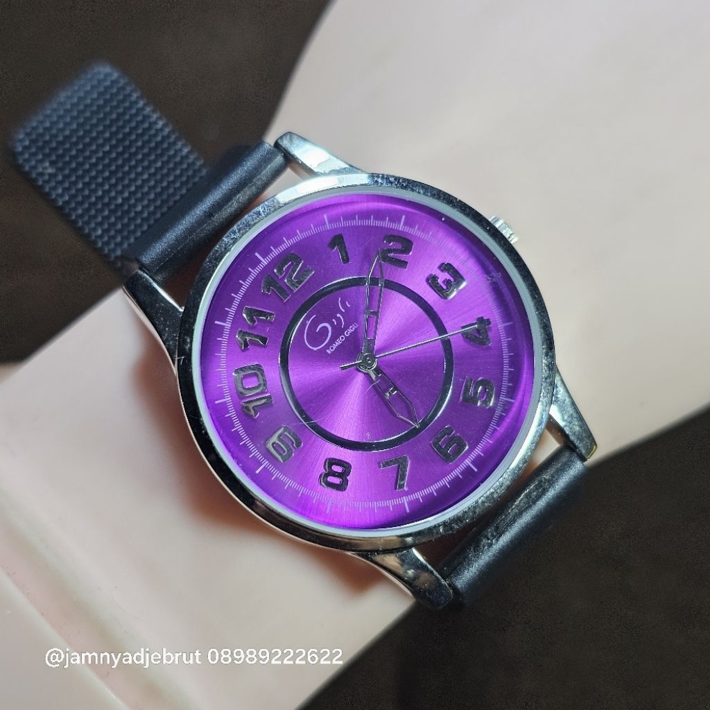 Jam Romeo Gigli RGM12247 Silver Purple Bekas