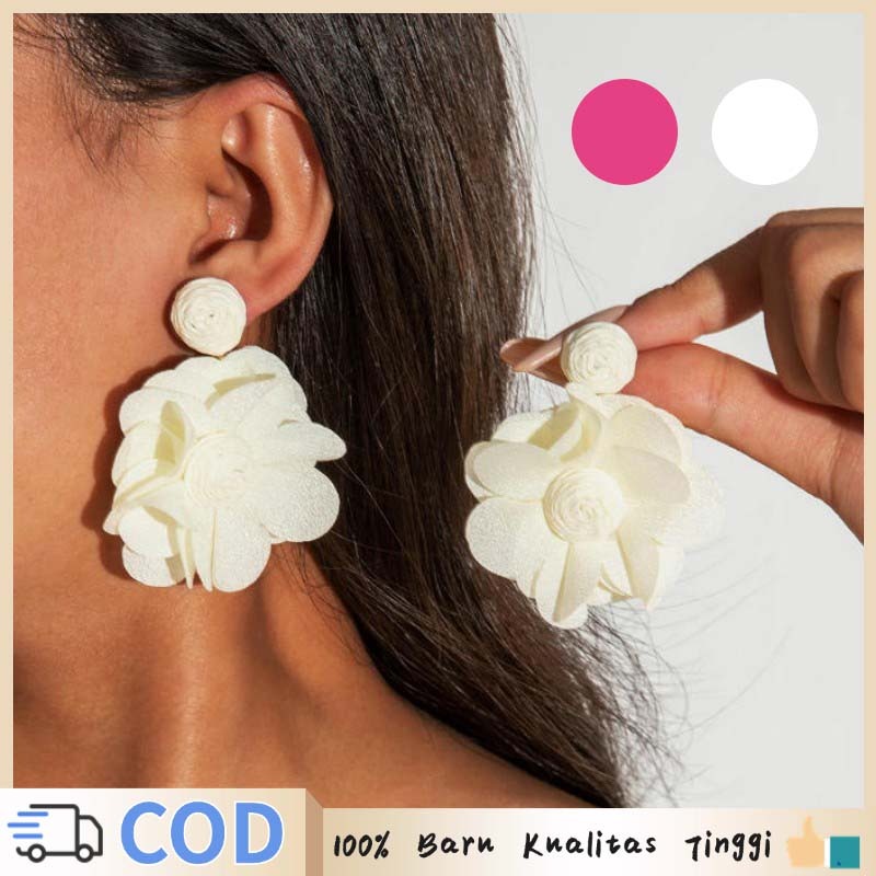 Anting Bunga Besar Anting Bunga2 Anting Tusuk Bunga Anting Bunga Korea Style Wanita