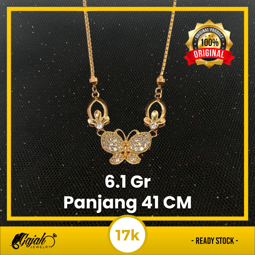 Kalung Emas 17K - Toko Emas Gajah - 6.1 Gram