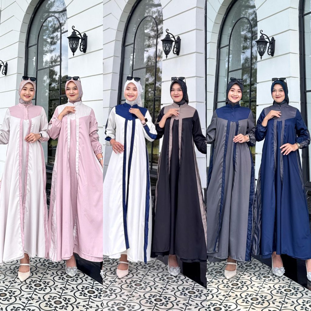 Aurel Dress Journey Gamis Cantik Lebaran Terbaru Remaja Dewasa Wanita
