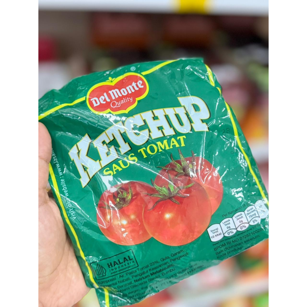 Saos Del Monte Sachet / Saos Tomat Ketchup dan Saos Saos Extra Hot Sachet