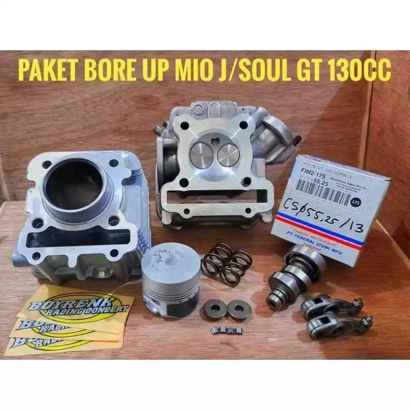 PAKET BORE UP MIO J /SOUL GT 54P 130CC - BOYRENK RACING CONCEPT