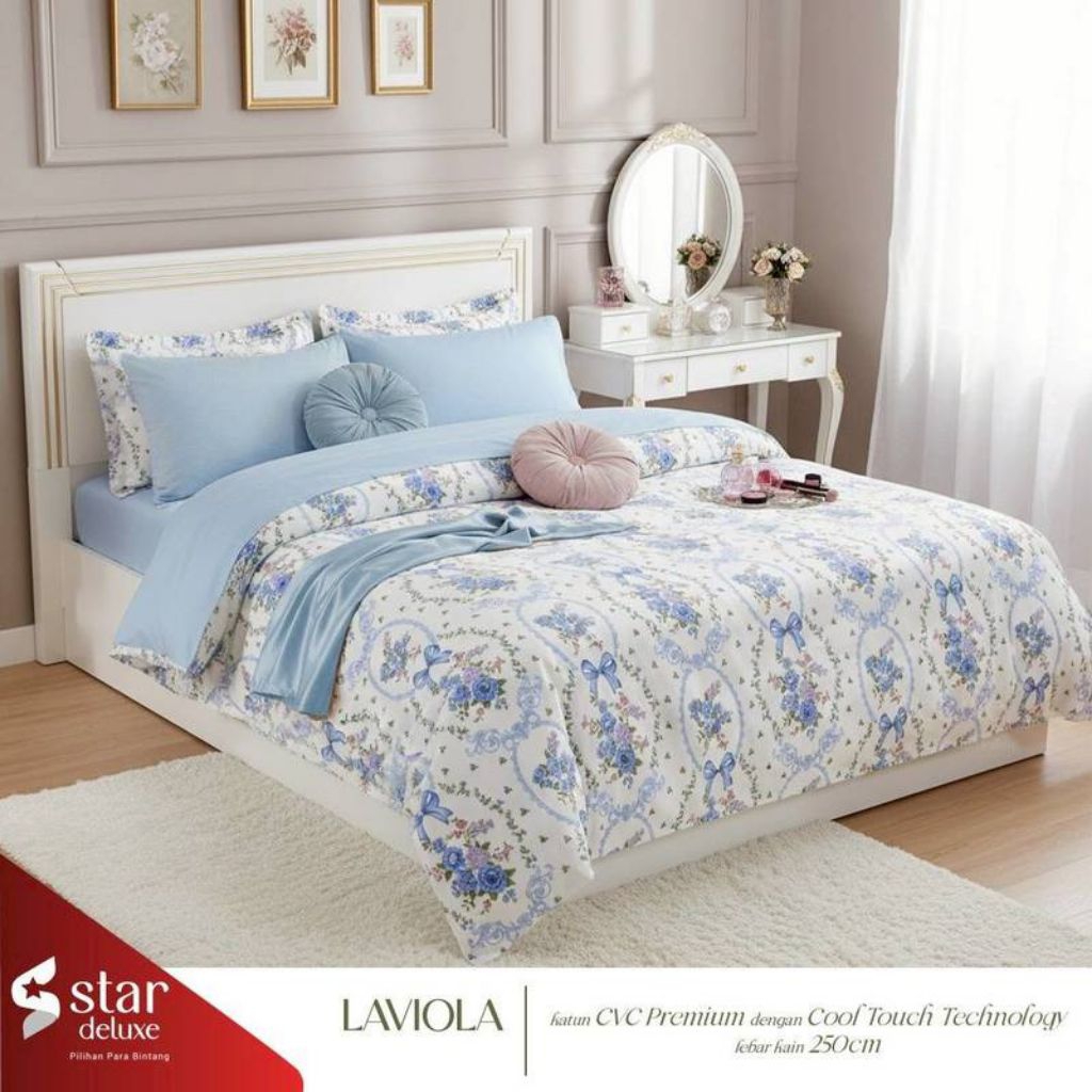 BEDCOVER SET - BEDCOVER STAR - BEDCOVER HOMEMADE - ISTANA SPREI DEPOK