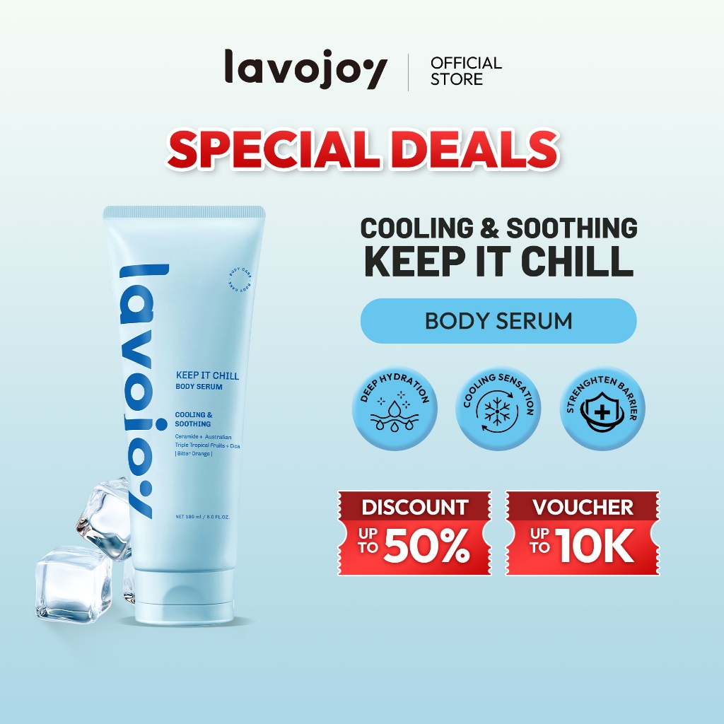 Lavojoy Keep It Chill Body Serum 180ml | Calm Down And Hydrate Skin | Body Lotion | Sensasi Dingin |