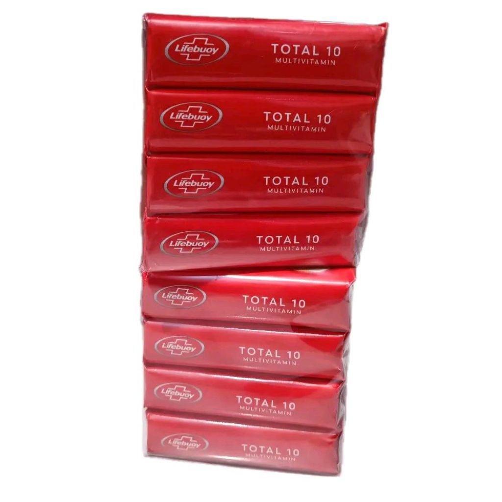 [PAKET 2 BENDEL TOTAL 8 PCS] LIFEBUOY TOTAL 10 Multivitamin Sabun Mandi Batangan Besar 100gr